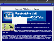 Tablet Screenshot of frankfortgirlssoftball.com